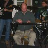Sonny Slide playing lapsteel at Blues Jam 